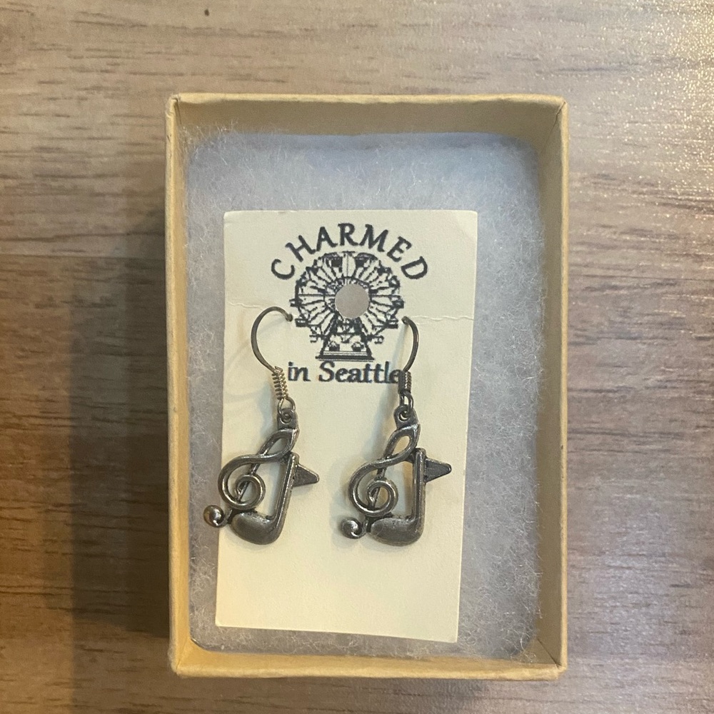 Charmed in Seattle Musical Earrings — Brand New in Box